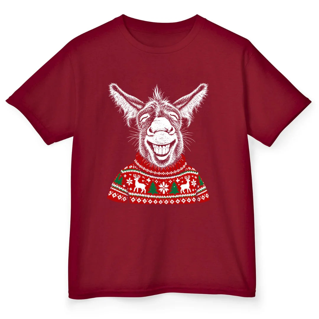 Sweater Donkey - Cardinal Red