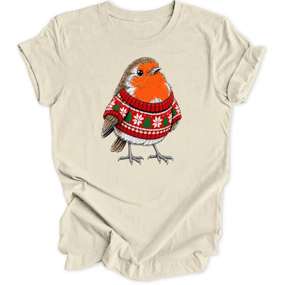 Festive Robin - Natural