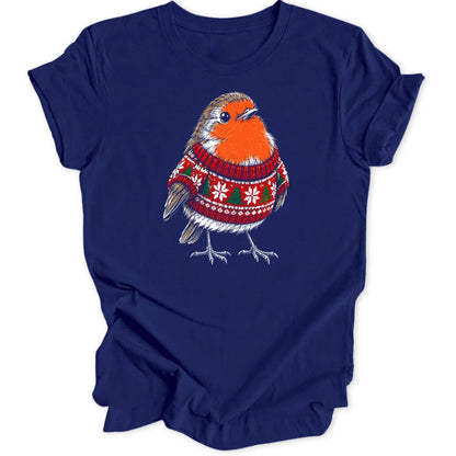Festive Robin - Navy