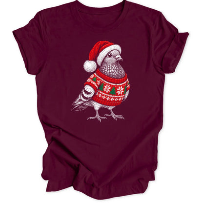 Festive Pigeon - Maroon