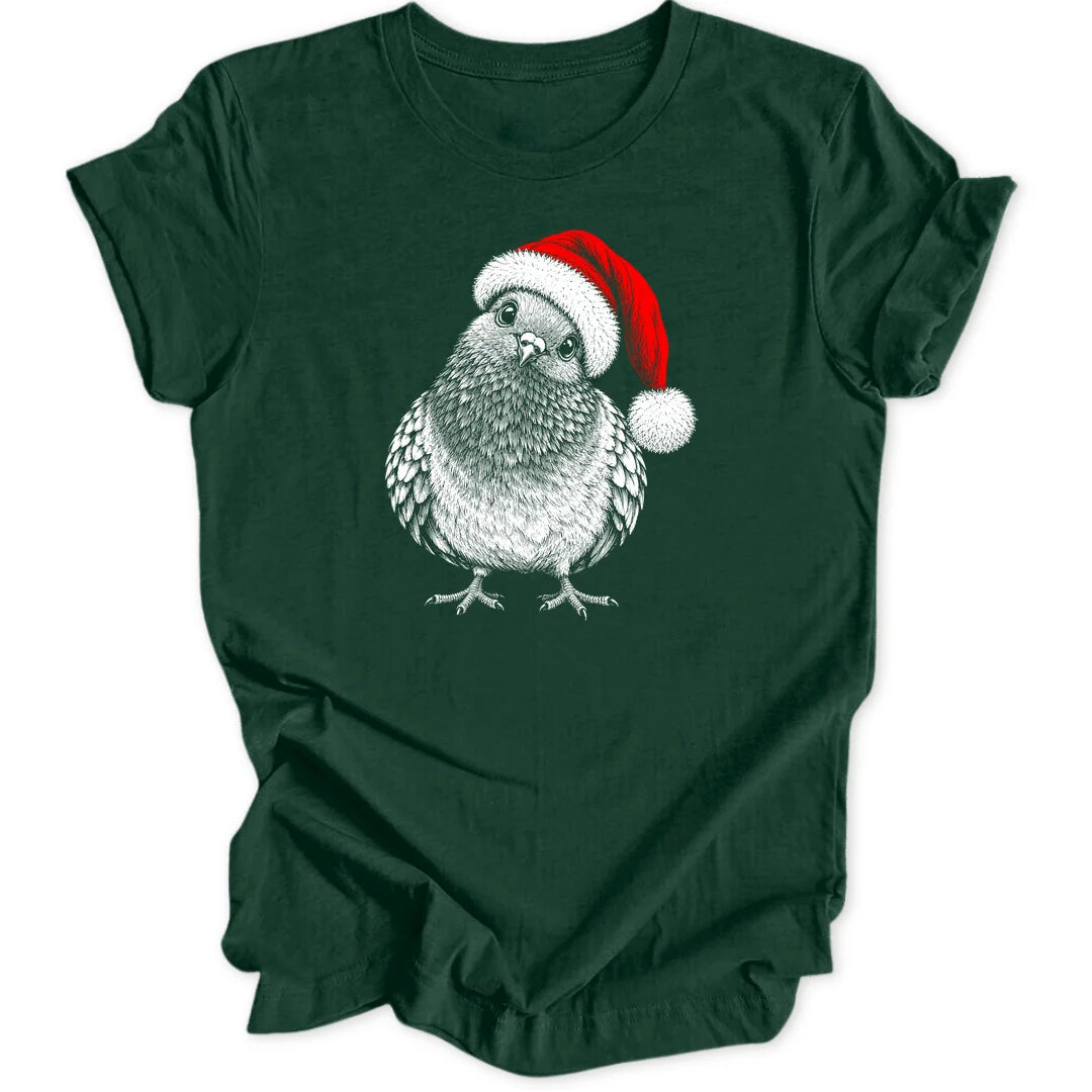 Santa Pigeon - Forest Green