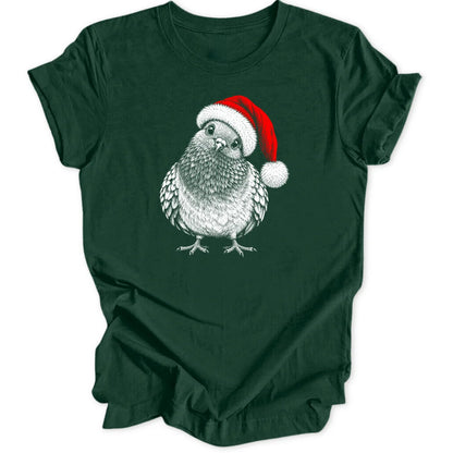 Santa Pigeon - Forest Green