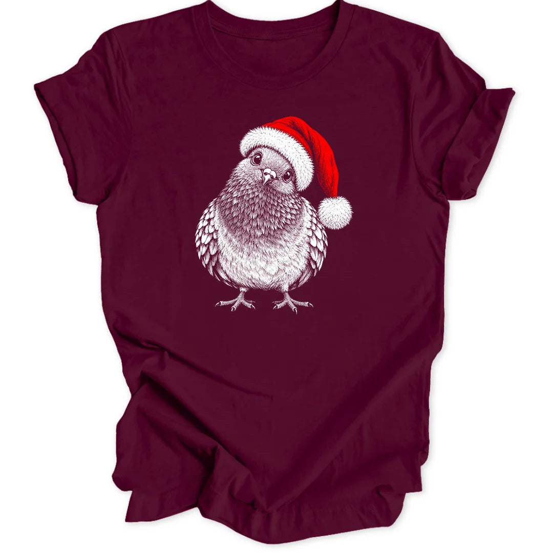 Santa Pigeon - Maroon