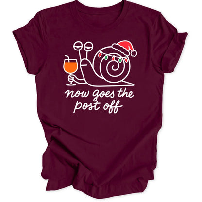 Post Off Christmas - Maroon