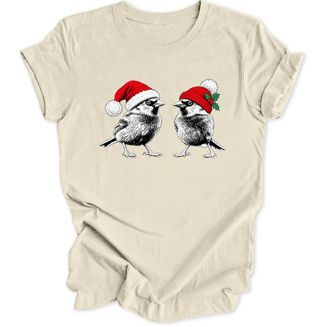 Festive Sparrows - Natural