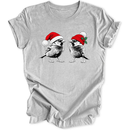 Festive Sparrows - Sport Grey