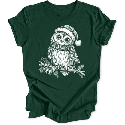 Christmas Owl - Bosgroen