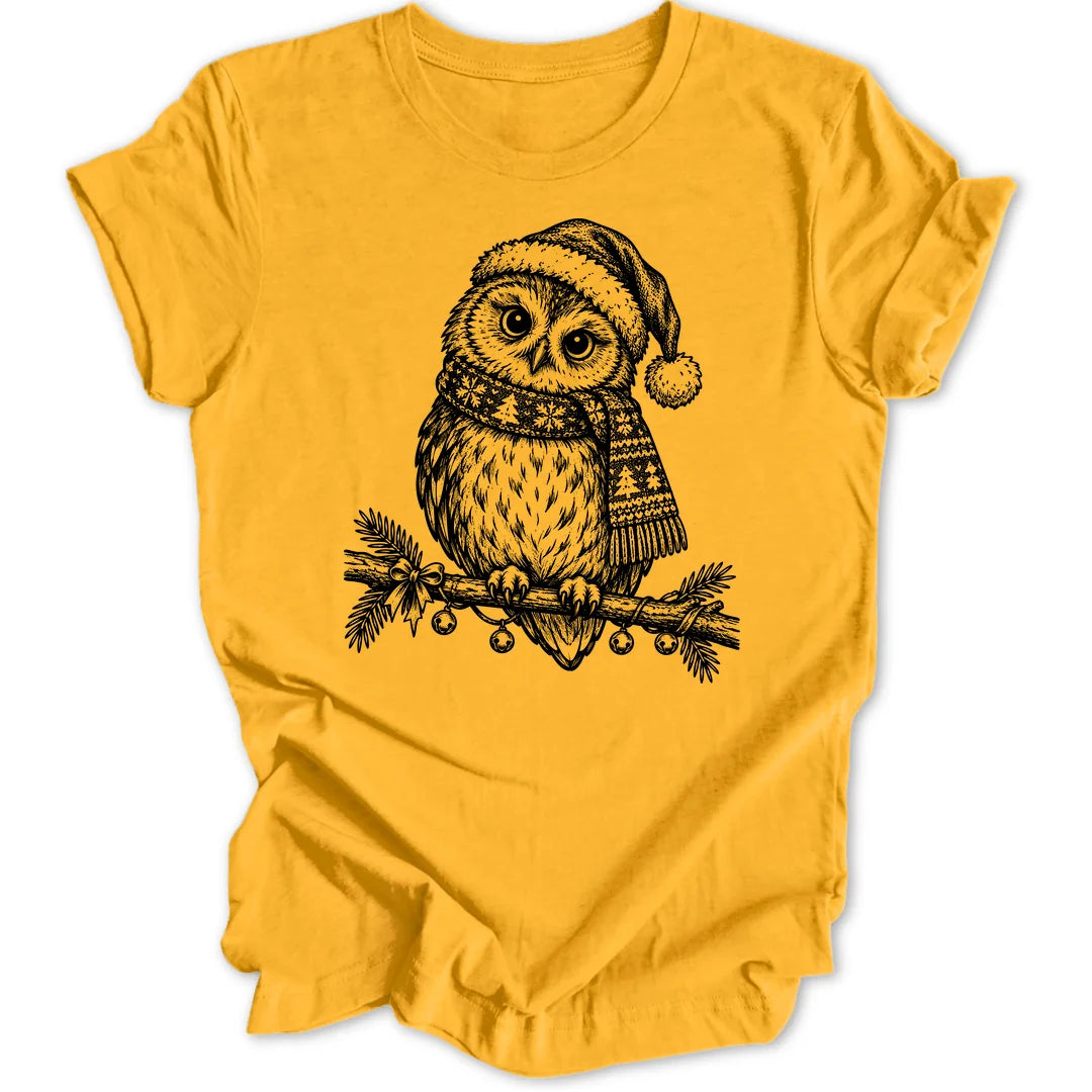 Christmas Owl - Goud