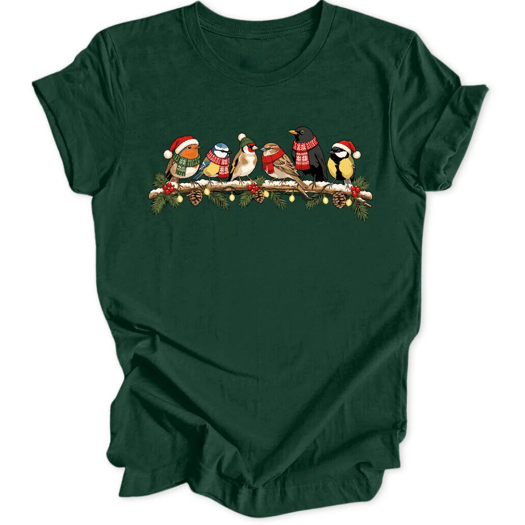 Festive Bird Branch - Bosgroen