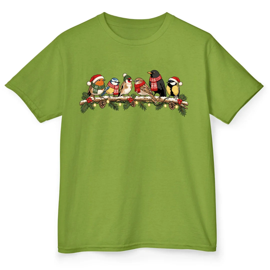 Festive Bird Branch - Kiwi