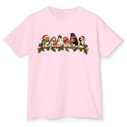 Festive Bird Branch - Light Pink