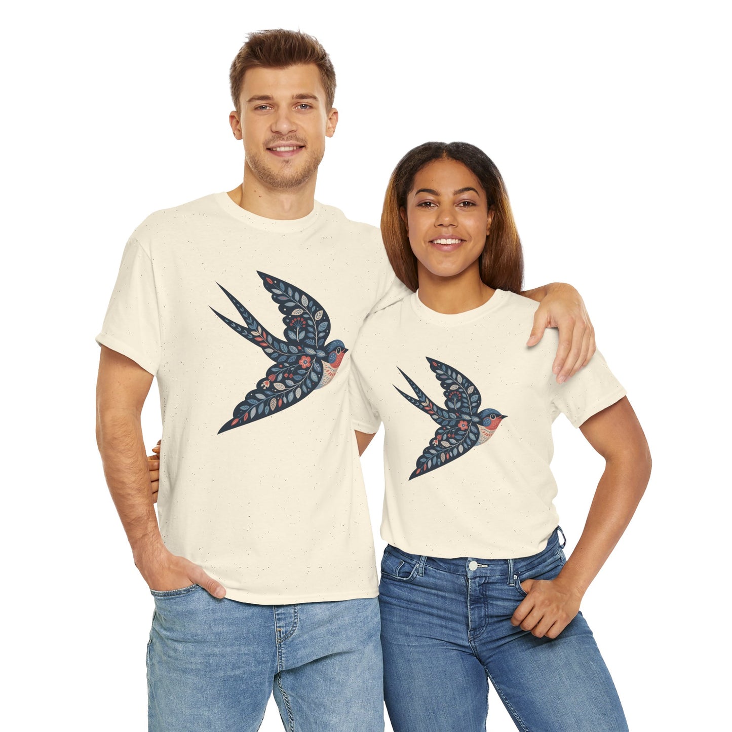 Blumenschwalbe Unisex T-Shirt