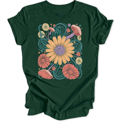 70s Floral Dream Unisex T-Shirt - Wild Spirit