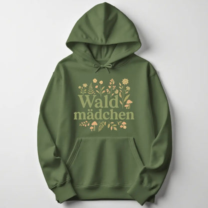 Waldmädchen Blumig Unisex Hoodie