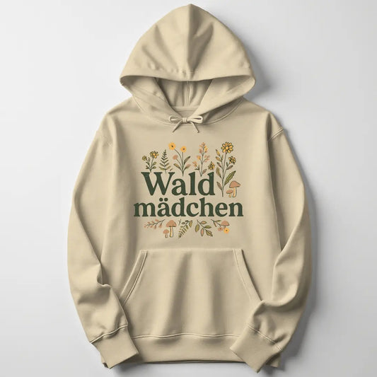 Waldmädchen Blumig Unisex Hoodie