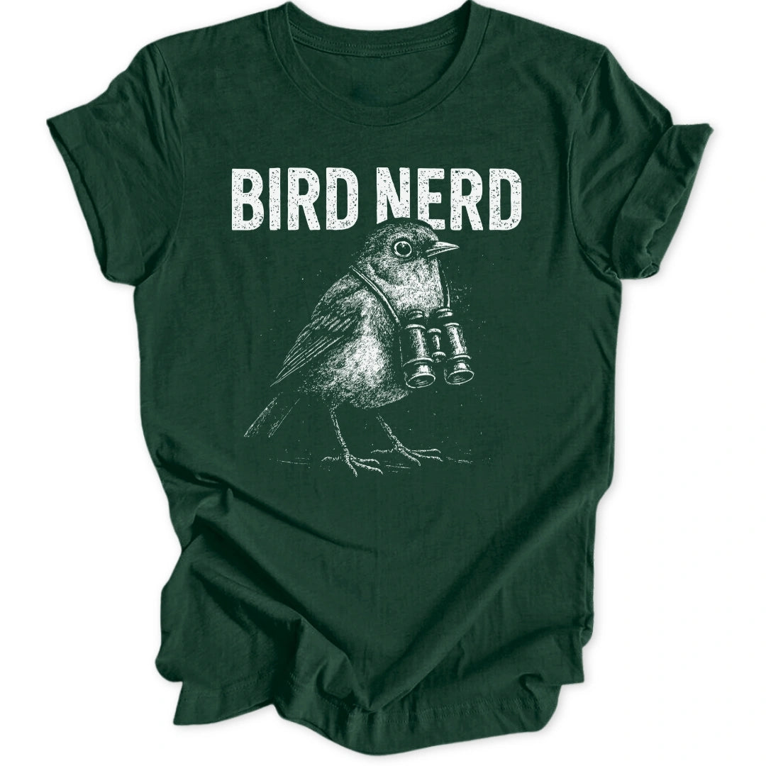 Grunge Bird Nerd Unisex T-Shirt