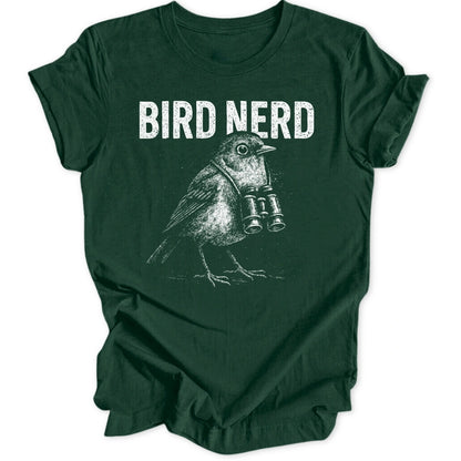 Grunge Bird Nerd Unisex T-Shirt
