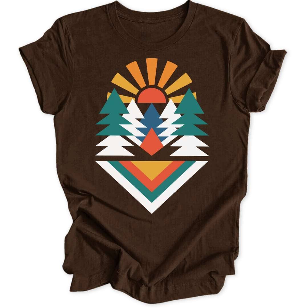 Abstrakter Wald Unisex T-Shirt - Wild Spirit