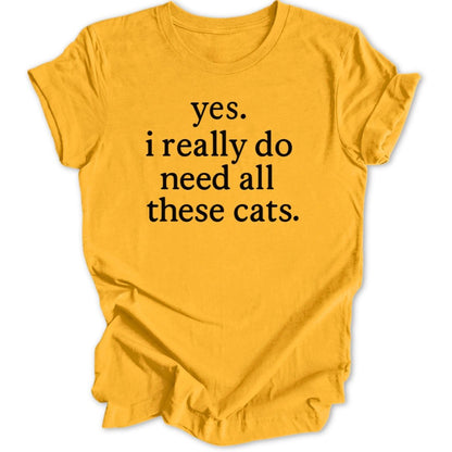 All these cats Unisex T-Shirt - Wild Spirit