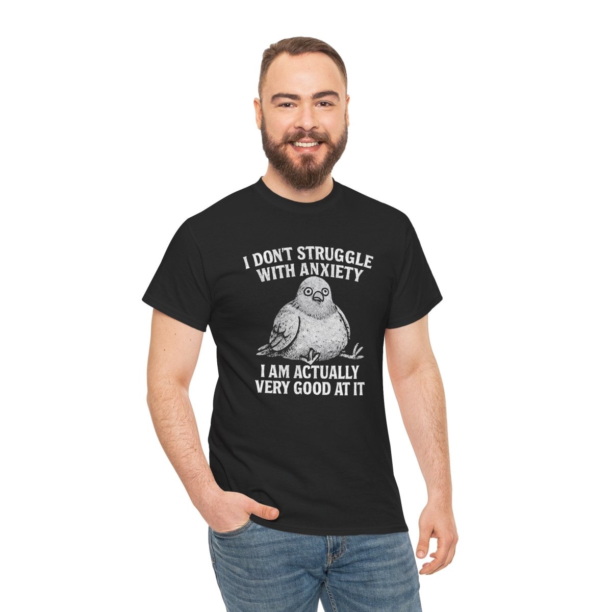 Anxiety Pigeon Unisex T-Shirt - Wild Spirit