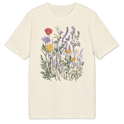 Art Nouveau Flowers Bio T-Shirt - Wild Spirit