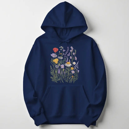 Art Nouveau Flowers Unisex Hoodie - Wild Spirit