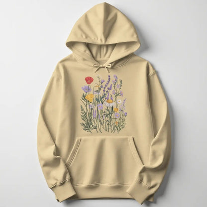 Art Nouveau Flowers Unisex Hoodie - Wild Spirit