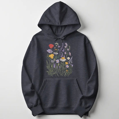 Art Nouveau Flowers Unisex Hoodie - Wild Spirit