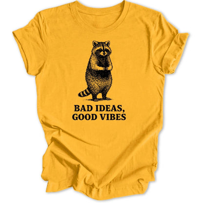 Bad Ideas Raccoon Unisex T-Shirt - Wild Spirit