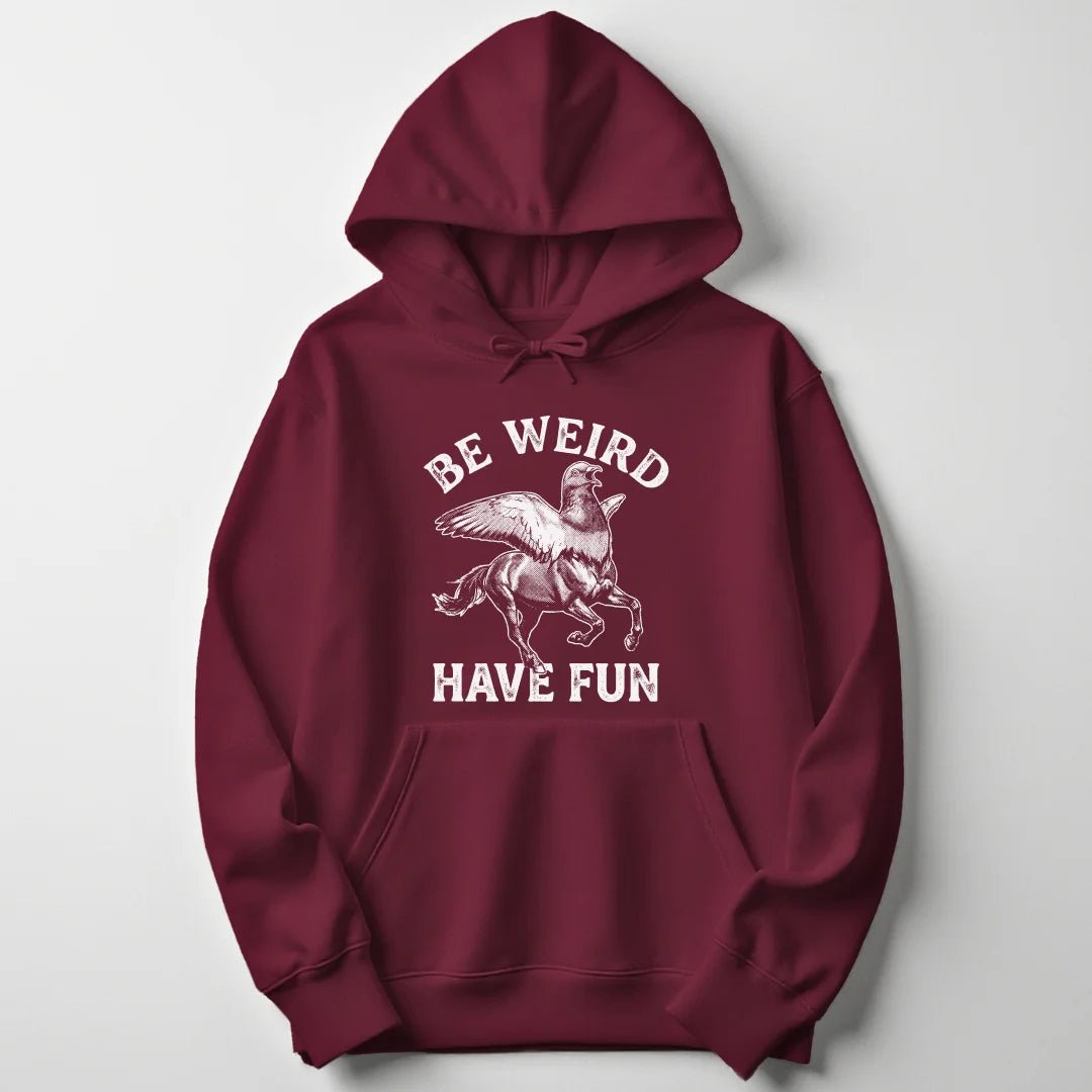 Be weird pigeon Unisex Hoodie - Wild Spirit
