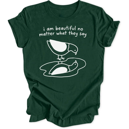 Beautiful Pigeon Unisex T-Shirt - Wild Spirit