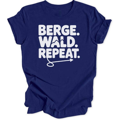 Berge Wald Repeat Unisex T-Shirt - Wild Spirit
