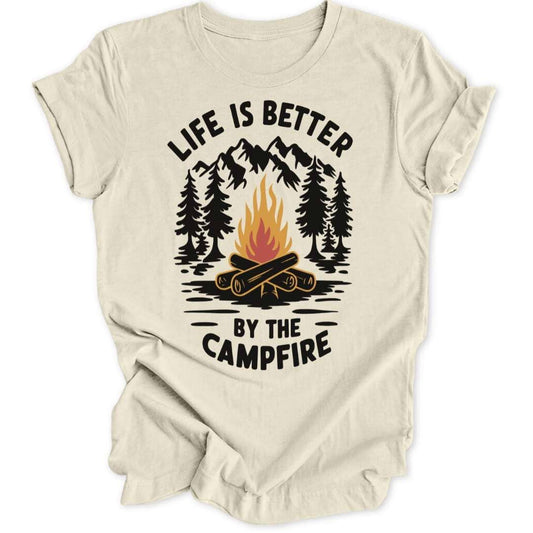 Better By The Campfire T-Shirt T-Shirt Natur / S