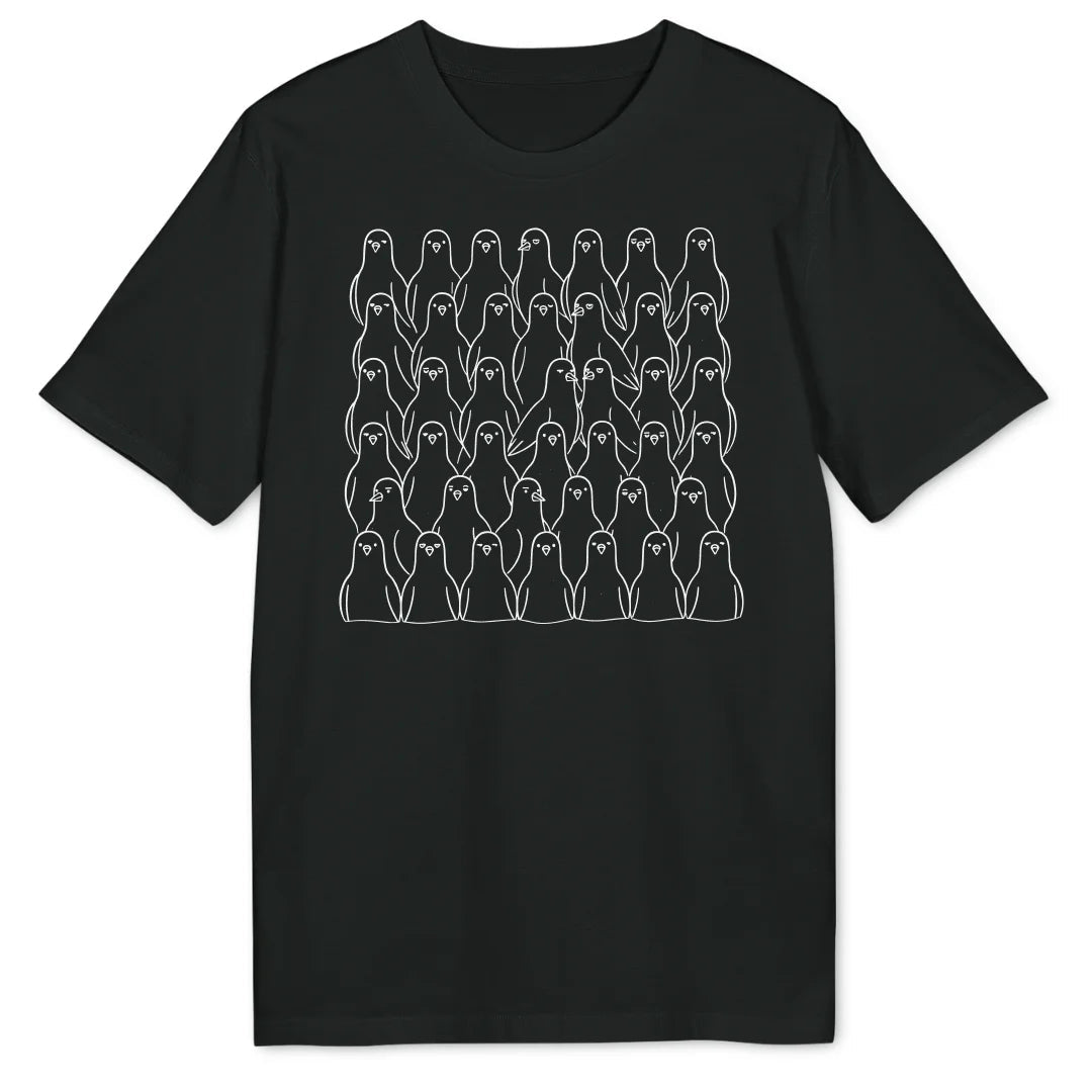 Bird Crowd Bio T-Shirt - Wild Spirit