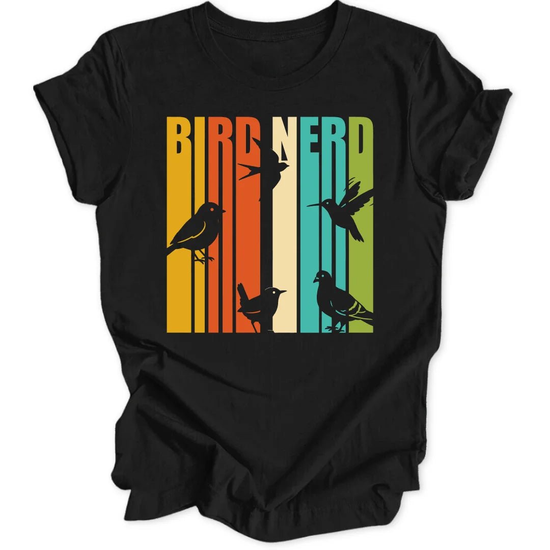 Bird Nerd Rainbow Unisex T-Shirt - Wild Spirit