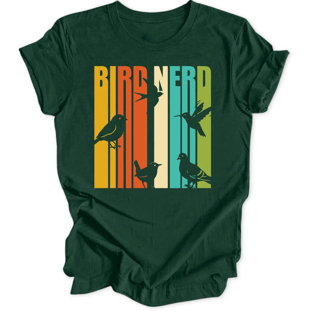 Bird Nerd Rainbow Unisex T-Shirt - Wild Spirit