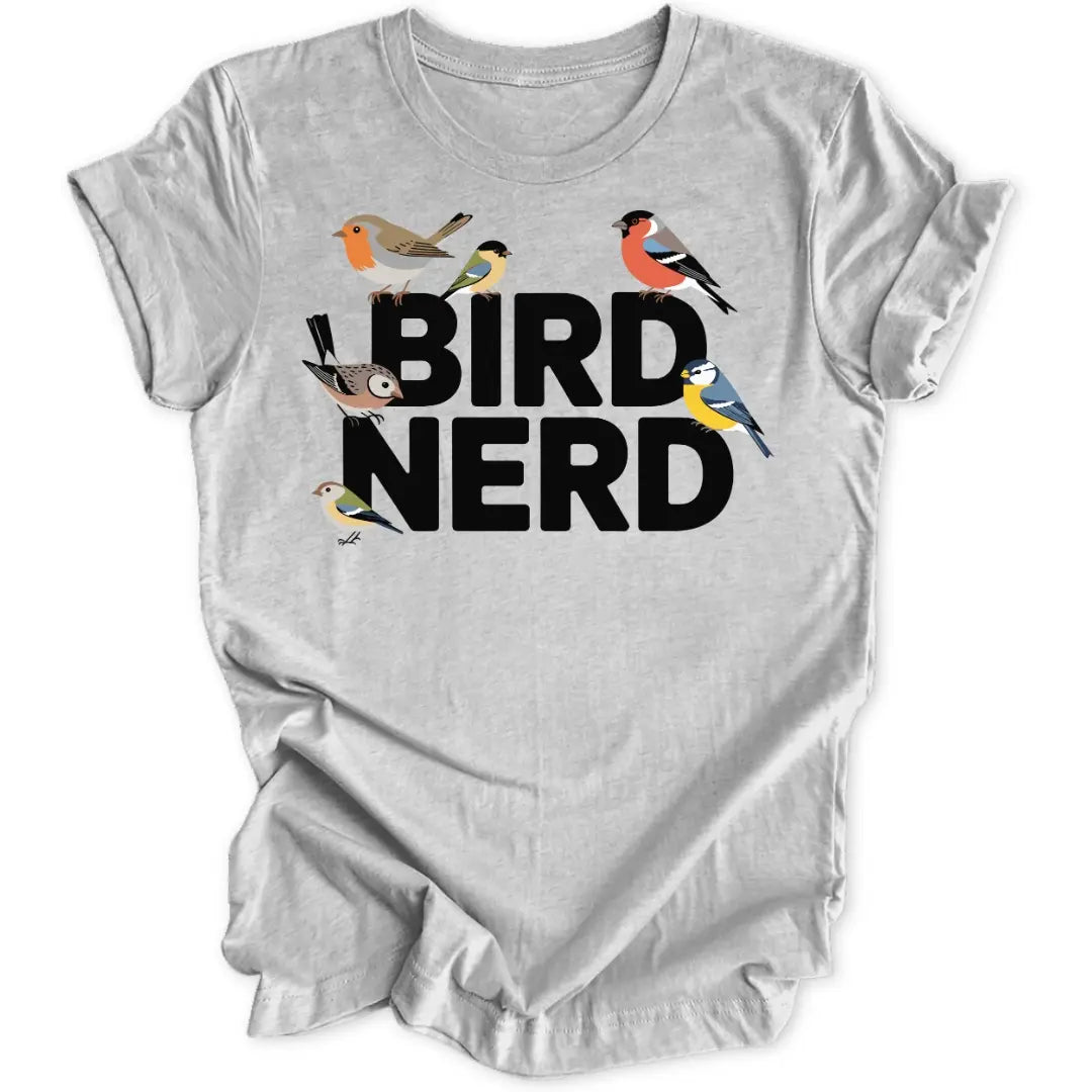 Bird Nerd Typo Unisex T-Shirt - Wild Spirit