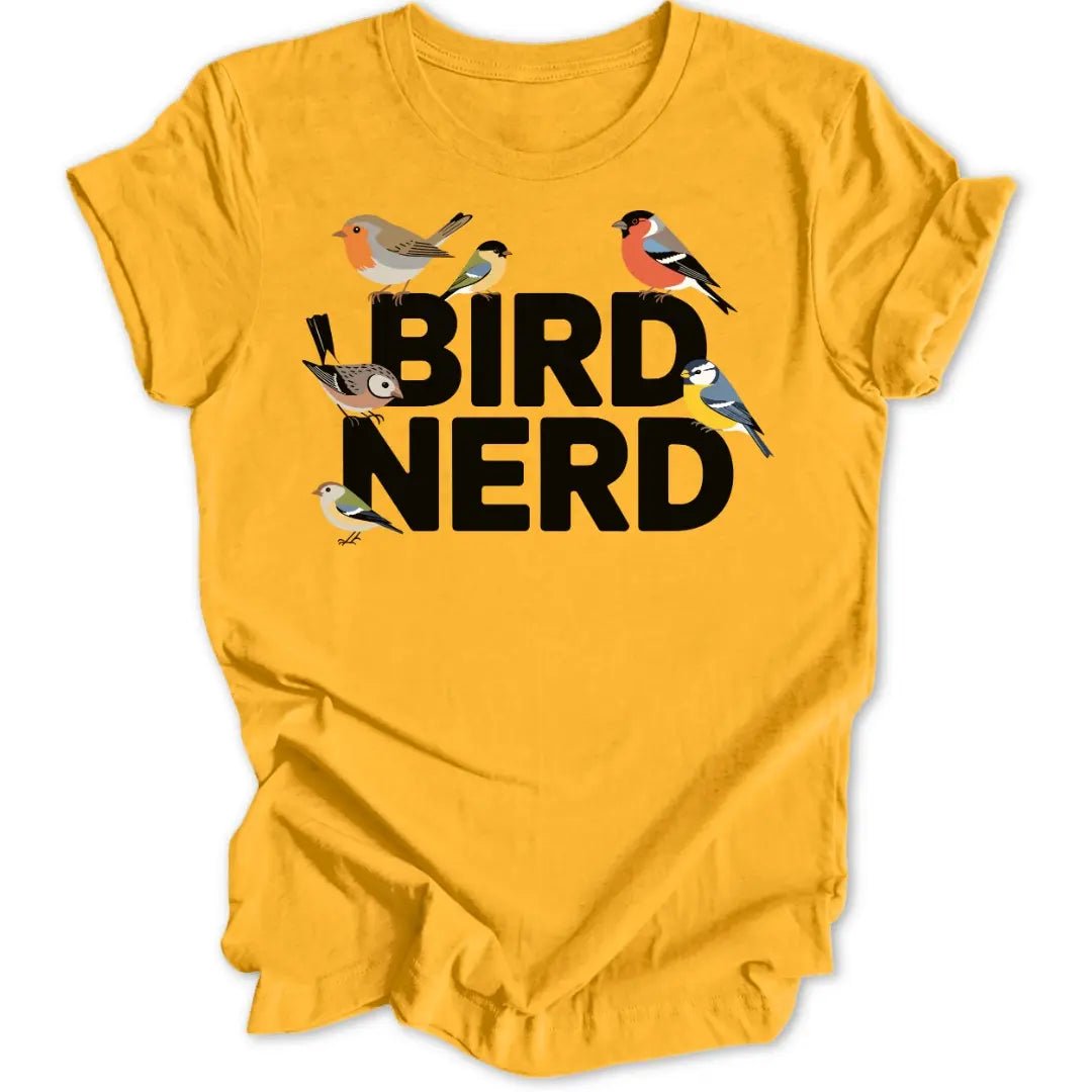 Bird Nerd Typo Unisex T-Shirt - Wild Spirit