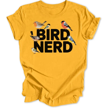 Bird Nerd Typo Unisex T-Shirt - Wild Spirit