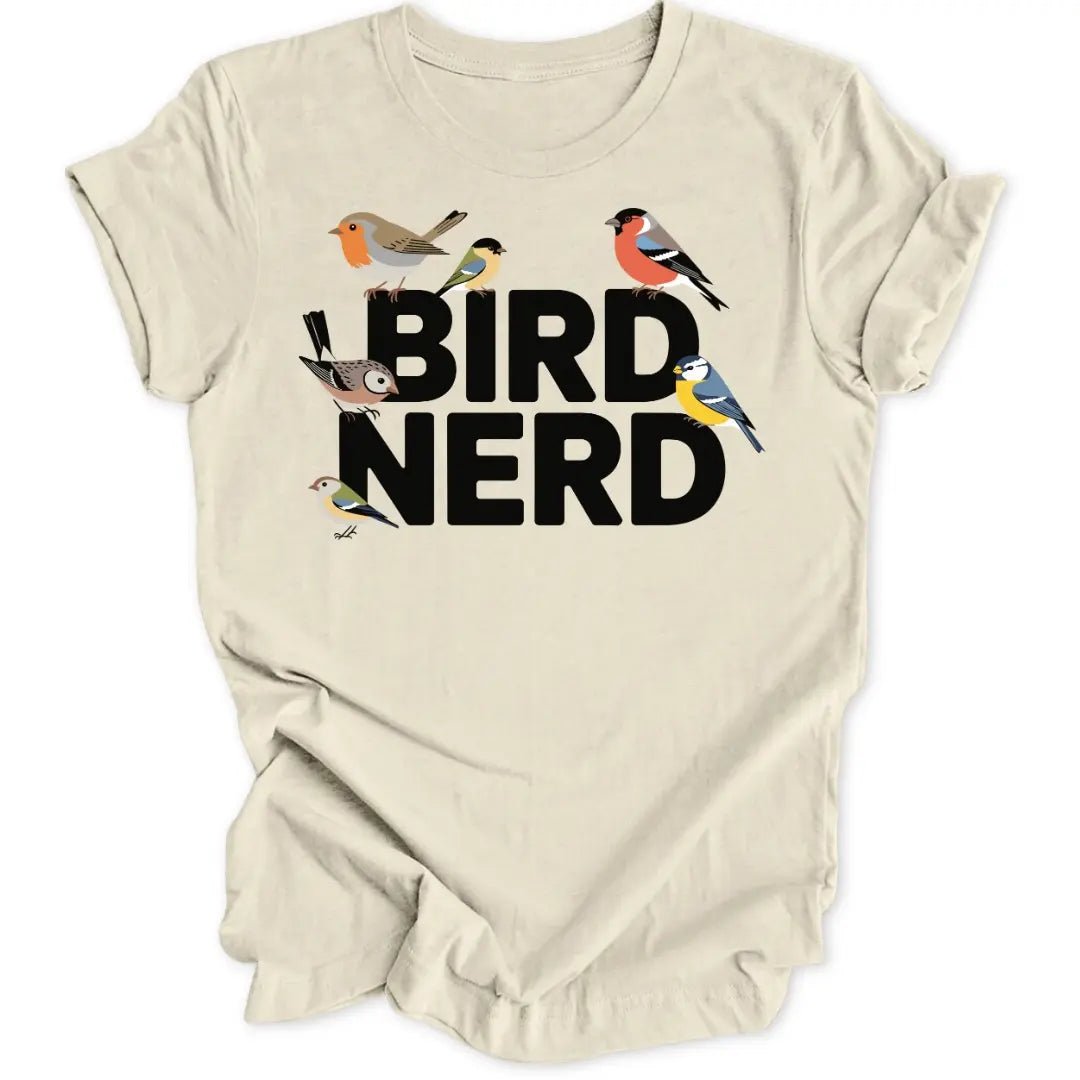 Bird Nerd Typo Unisex T-Shirt - Wild Spirit