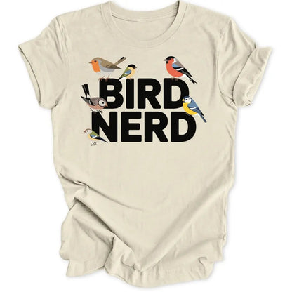 Bird Nerd Typo Unisex T-Shirt - Wild Spirit