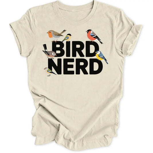 Bird Nerd Typo Unisex T-Shirt - Wild Spirit