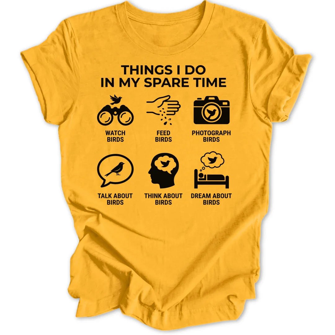 Bird Spare Time Unisex T-Shirt - Wild Spirit