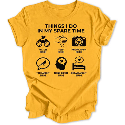 Bird Spare Time Unisex T-Shirt - Wild Spirit