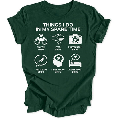 Bird Spare Time Unisex T-Shirt - Wild Spirit