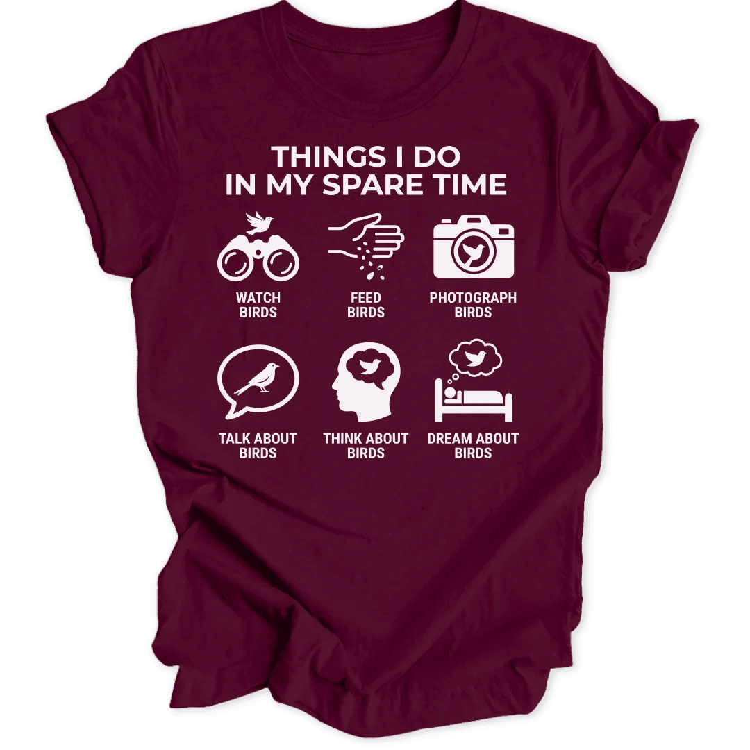 Bird Spare Time Unisex T-Shirt - Wild Spirit
