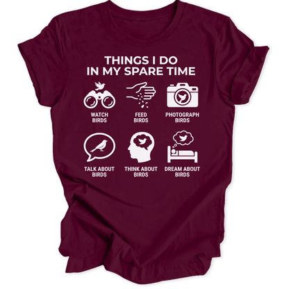 Bird Spare Time Unisex T-Shirt - Wild Spirit