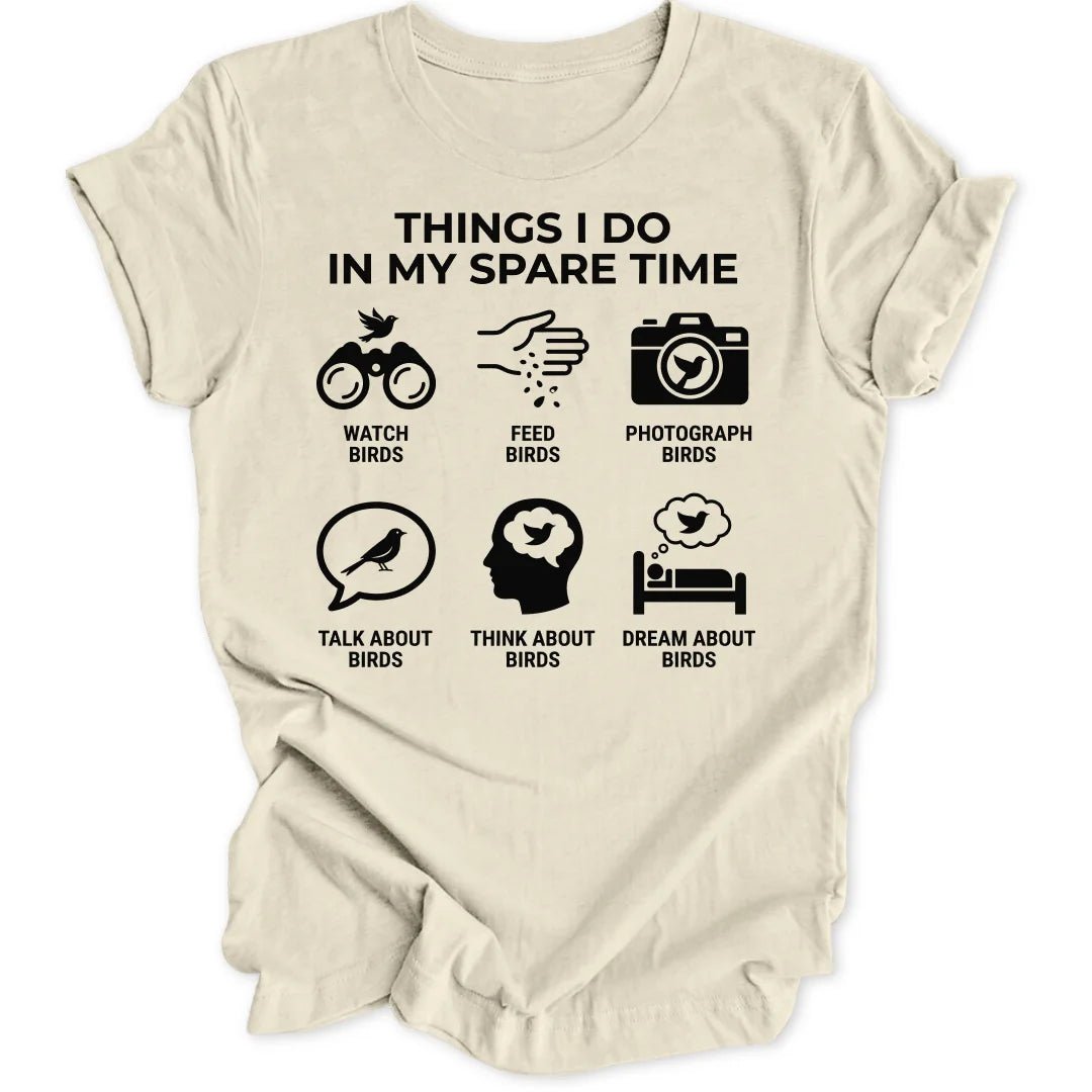 Bird Spare Time Unisex T-Shirt - Wild Spirit