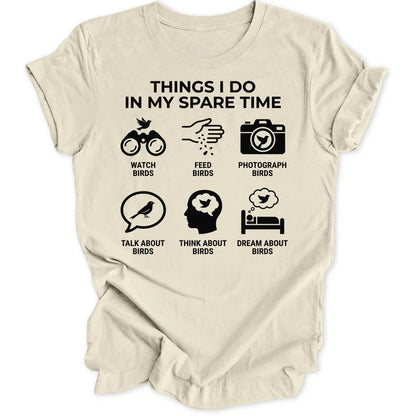 Bird Spare Time Unisex T-Shirt - Wild Spirit