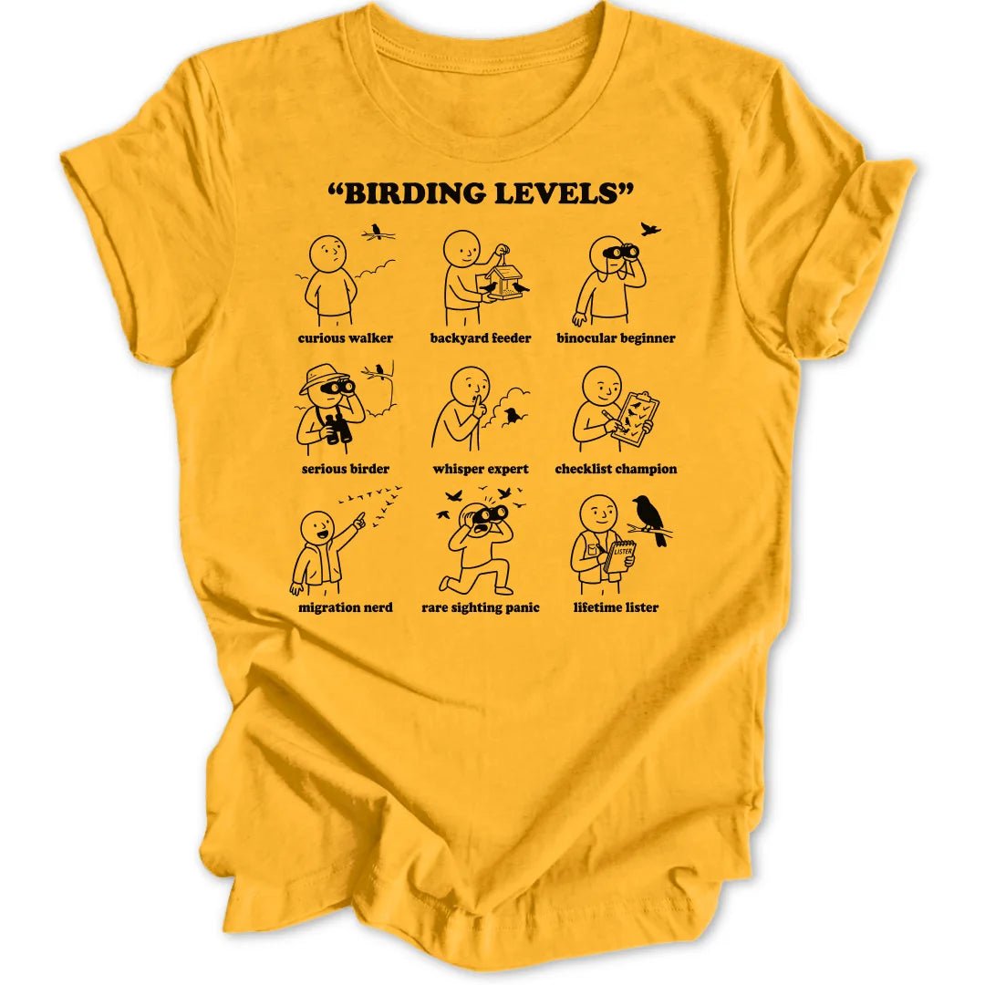 Birding Levels Unisex T-Shirt - Wild Spirit